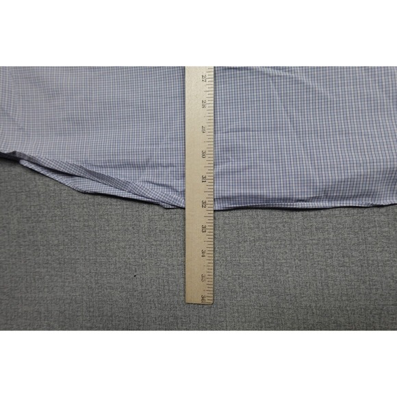 Twillory Dress Shirt Mens XL Blue Button Front 18 36-37 Stretch Performance - Picture 8 of 11